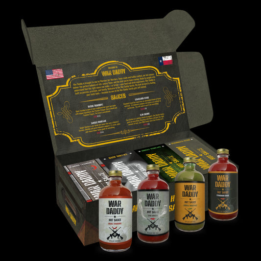 WAR DADDY 4 BOTTLE SET